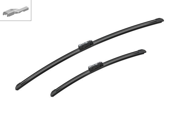 BOSCH Torkarblad, Fram, Förarsida, Passagerarsida - P1202933 - bmw, byd, citroën, fiat, opel, peugeot, toyota - OE 98 203 435 80, 98 203 442 80