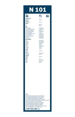 BOSCH Torkarblad, Fram Twin - P1202941 - alfa romeo, audi, bentley, bmw, chevrolet, chrysler, citroën, daihatsu, fiat, ford, ford usa, glas, hummer, h
