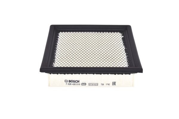 BOSCH Luftfilter - P1201020 - chrysler, dodge, fiat - OE 04891 916AA, 04891 926AA, 4891 916AA