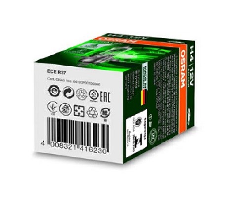 OSRAM Halogenlampa OSRAM ULTRA LIFE H4 P43t 12V - P1239763 - citroën, mercedes-benz, vw