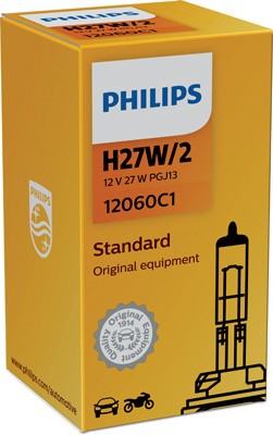 PHILIPS Halogenlampa PHILIPS H27w/2 PGJ13 12V - P1239588 - chevrolet, hyundai, kia, ssangyong - OE 07 11 9 904 790, 07.92008-1805, 088 2009