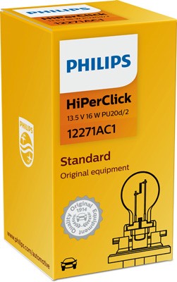 Glödlampa PHILIPS PCY16W PU20d/2, Ytterspegel, Sidoin - P1239616 - mercedes-benz, vw