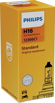 PHILIPS Halogenlampa PHILIPS H16 PGJ19-3 12V - P1239655 - dacia, fiat, isuzu, lada, lexus, mitsubishi, nissan, peugeot, renault, skoda, smart, ssangyo