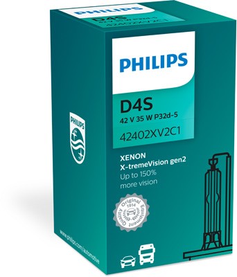 PHILIPS Xenonlampa PHILIPS Xenon X-tremeVision gen2 D4 - P1239711 - honda, subaru, suzuki, mitsubishi, toyota, mazda, lexus