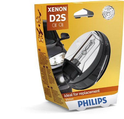 Xenonlampa PHILIPS Xenon Vision D2S P32d-2 - P1239728 - bmw, rover, honda, land rover, volvo, subaru, alpina, suzuki, saab, renault, infiniti, seat, m