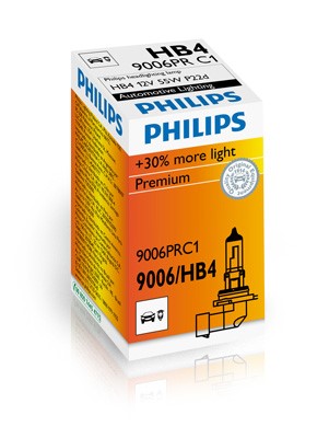 PHILIPS Halogenlampa PHILIPS Vision Hb4 P22d 12V - P1239750 - bmw, honda, subaru, alpina, infiniti, seat, mitsubishi, kia, nissan, toyota, vw, mazda,