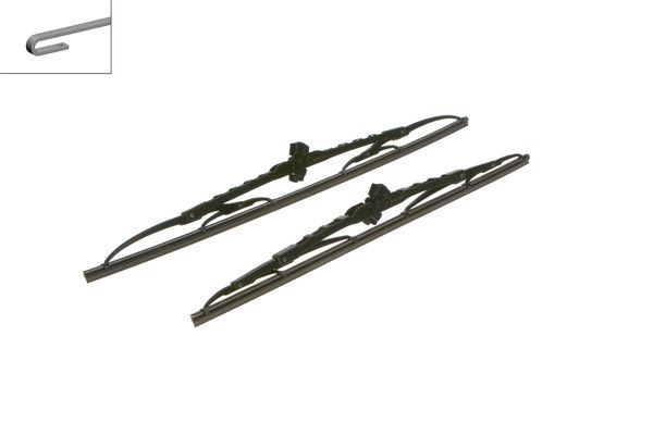 BOSCH Torkarblad, Fram, Förarsida, Passagerarsida - P1202928 - chevrolet, citroën, daewoo, honda, hyundai, mazda, mg, mitsubishi, nissan, opel, peugeo