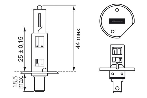 BOSCH Halogenlampa BOSCH Ultra White BL H1 P14,5s 12V - P1200418 - abarth, alfa romeo, alpina, audi, bmw, chevrolet, citroën, dacia, daewoo, daihatsu,