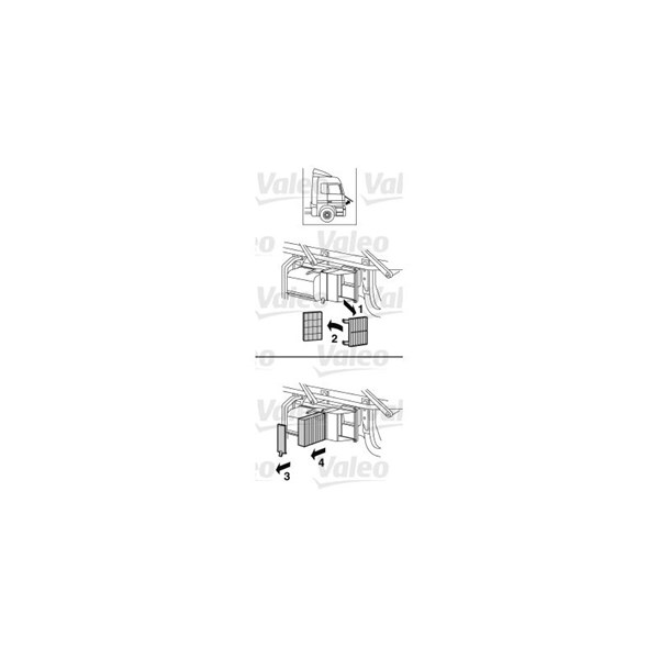 VALEO Kupefilter - P1259191 - alfa romeo, audi, bmw, cadillac, chevrolet, chrysler, citroën, dacia, daewoo, daihatsu, dodge, ferrari, fiat, ford, ford