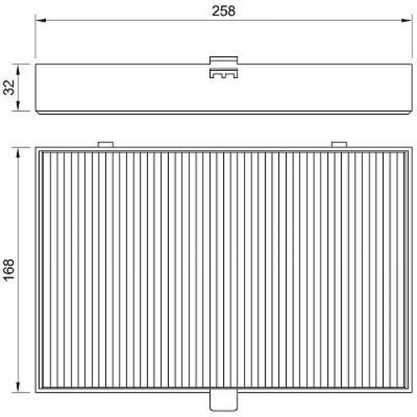 DIEDERICHS Kupefilter Diederichs climate - P1287536 - volvo 850, 850 kombi, s70, s90 i, v70 i, v90 kombi i - OE 1343232, 9134575, 9134749