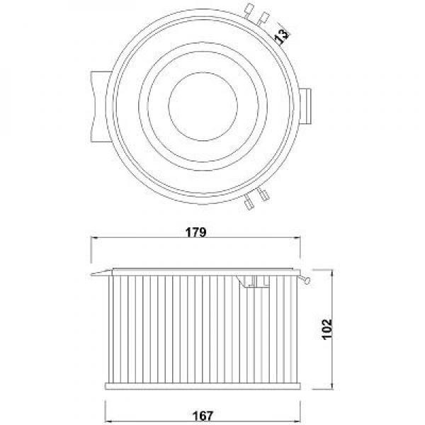 DIEDERICHS Kupefilter Diederichs climate - P1287540 - vw - OE 703819989, 703819990A, 7D0819989