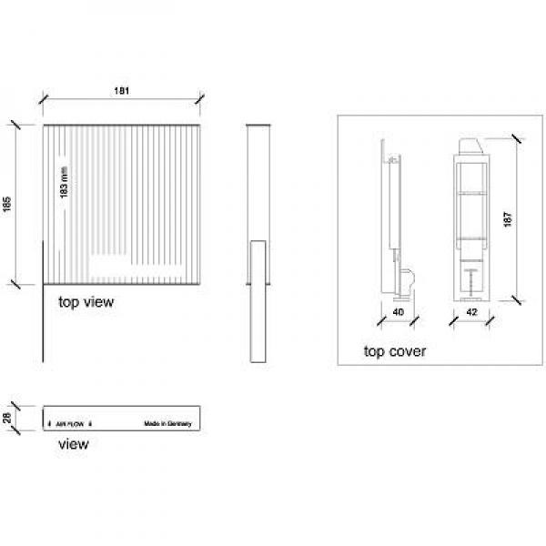 DIEDERICHS Kupefilter Diederichs climate - P1282435 - dacia, nissan, renault - OE 27 27 728 35R, 27 27 753 74R, 272772132R