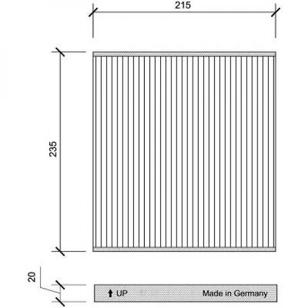 DIEDERICHS Kupefilter Diederichs climate - P1282439 - lexus ls - OE 8713930010, 87139YZZ04, 87139YZZ14