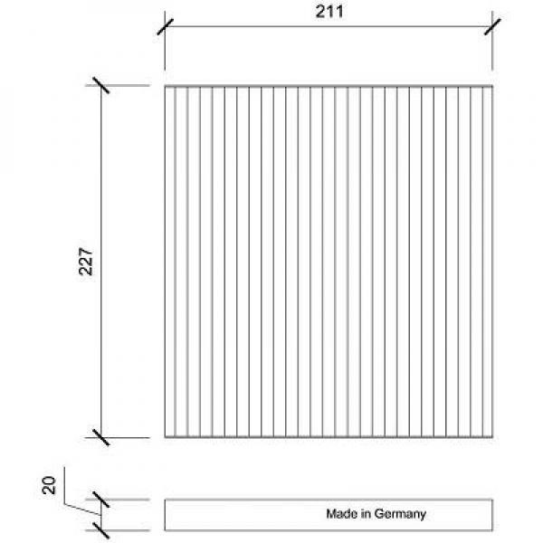 DIEDERICHS Kupefilter Diederichs climate - P1282485 - nissan micra iv - OE 272771HD0B, 272771HD0BKE, 272771HDKE