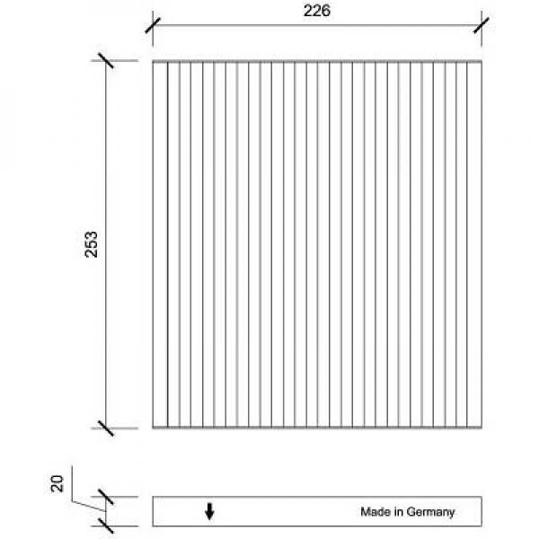 DIEDERICHS Kupefilter Diederichs climate - P1282487 - hyundai grand santa fé, santa fé iii - OE 971332W000, 971333SAA0
