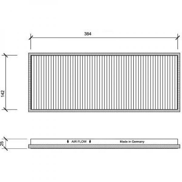 DIEDERICHS Kupefilter Diederichs climate - P1282513 - audi, vw - OE 3B0091800, 8A0819439B, 8D0091800