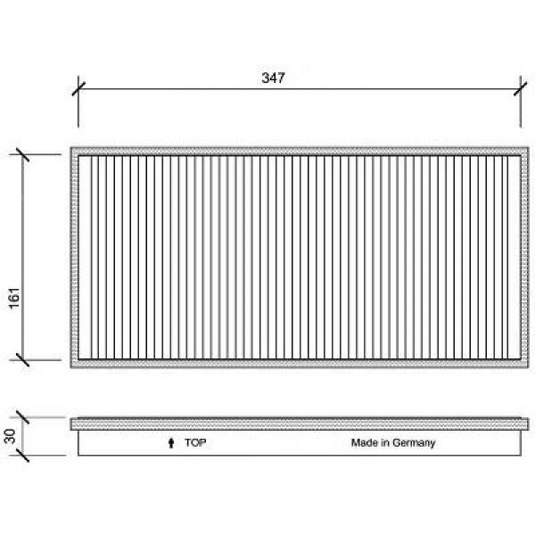 DIEDERICHS Kupefilter Diederichs climate - P1282526 - ford - OE 1062253, 1121106, 1139654