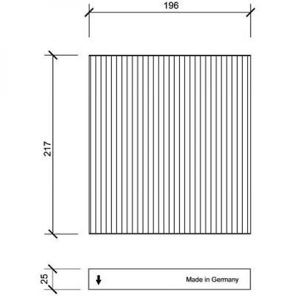 DIEDERICHS Kupefilter Diederichs climate - P1282545 - mazda 2, 6 hatchback, 6 sedan, 6 station wagon - OE GJ6A61P11, GJ6A61P119A, GJ6A61P119B