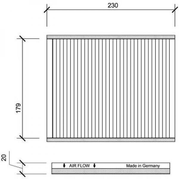 DIEDERICHS Kupefilter Diederichs climate - P1282548 - fiat bravo ii, stilo, stilo multi wagon, lancia delta iii - OE 46723435, 71736776