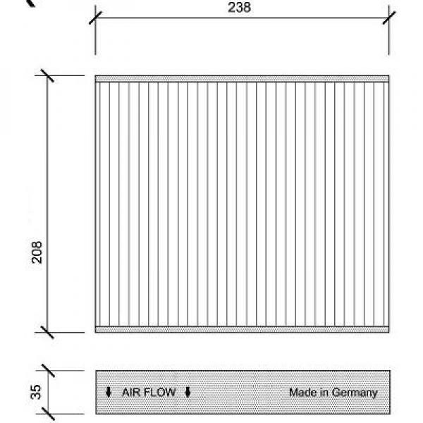 DIEDERICHS Kupefilter Diederichs climate - P1282556 - ford, volvo - OE 1 315 687, 1 713 180, 1253200