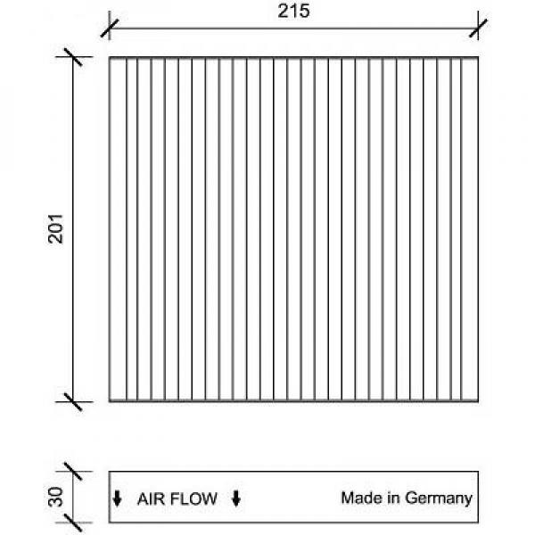 DIEDERICHS Kupefilter Diederichs climate - P1282560 - citroën, mitsubishi, nissan, peugeot - OE 27277Z5000, 27277-Z5000, 78 03 A005