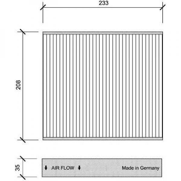 DIEDERICHS Kupefilter Diederichs climate - P1282570 - ford, volvo - OE 1354952, 1354953, 1494691