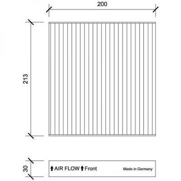 DIEDERICHS Kupefilter Diederichs climate - P1282609 - ford transit tourneo buss - OE 1745605, 1748479