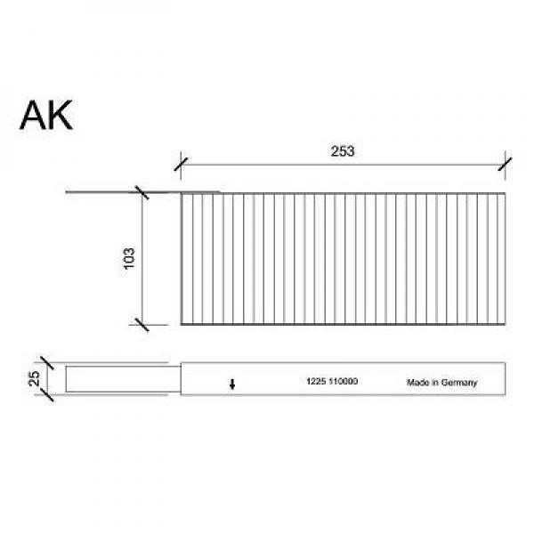 DIEDERICHS Kupefilter Diederichs climate - P1282611 - renault latitude - OE 272771205R, 272774653R