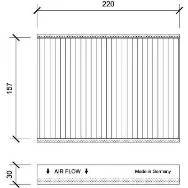 DIEDERICHS Kupefilter Diederichs climate - P1282616 - fiat 500l, 500x - OE 0006000633303, 71775824