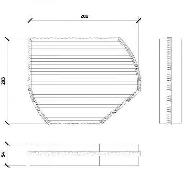 DIEDERICHS Kupefilter Diederichs climate - P1282625 - chrysler, mercedes-benz - OE 2108300818, 2108301218, A2108300818
