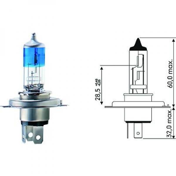 DIEDERICHS Glödlampa, huvudstrålkastare 12V - P1288164 - audi, citroën, opel, porsche, vw - OE 1013818, 11515298, 2080263