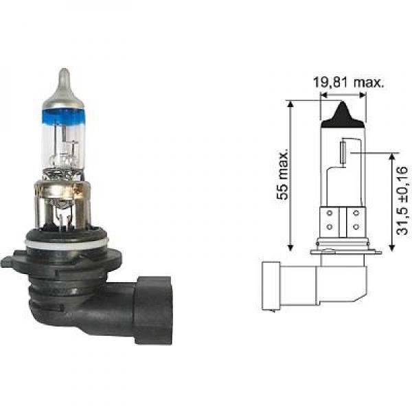 DIEDERICHS Halogenlampa DIEDERICHS More Light +120% Hb - P1288203 - alpina, bmw, chrysler, daihatsu, dodge, ford, hyundai, jaguar, kia, lexus, mazda,