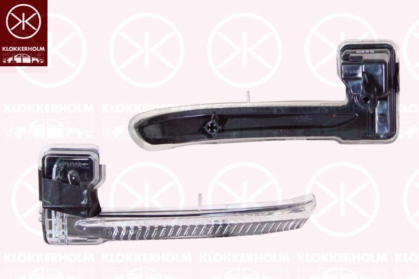KLOKKERHOLM Blinkers, Ytterspegel, Höger - P1229282 - renault grand scénic iv, kadjar, scénic iv - OE 261F15441R, 261F18704R