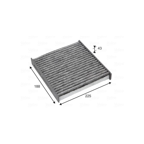 VALEO Kupefilter - P644523 - dacia, lada, nissan, renault - OE 27891AX01A, 27891-AX01A, 7711426872