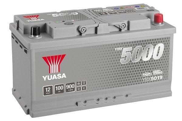 Yuasa Silver Högprestanda Batteri 12V 100Ah 900A - P1354671 - alfa romeo, alpina, aston martin, audi, bentley, bmw, buick, cadillac, chevrolet, chrys