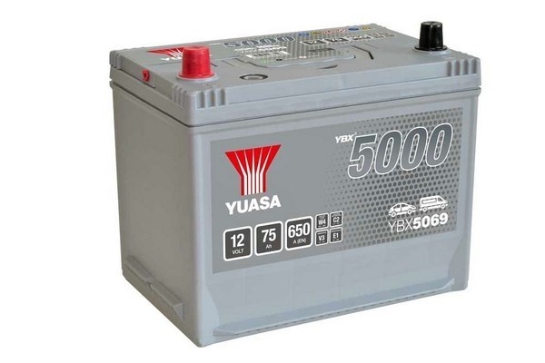 Yuasa Silver Högprestanda Batteri 12V 75Ah 650A - P1354680 - alfa romeo, aston martin, audi, austin, bentley, bmw, buick, cadillac, chevrolet, chrysle