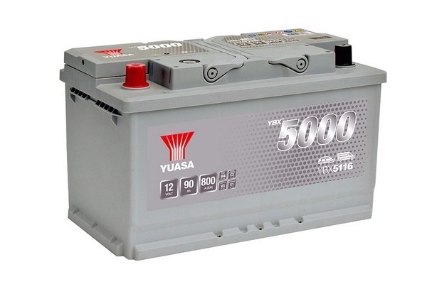 Yuasa Silver Högprestanda Batteri 12V 90Ah 800A - P1354686 - chevrolet captiva, captiva van, epica, opel antara a, vauxhall antara a