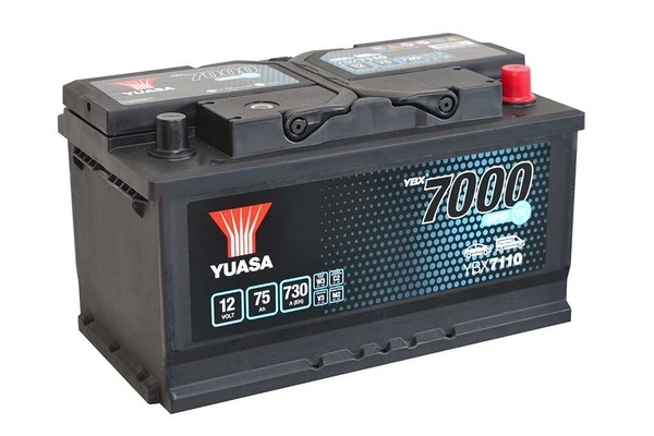 Yuasa EFB Start Stop Batteri 12V 75Ah 730A - P1354701 - ford, volvo - OE 1744945, 1917577, 2183015