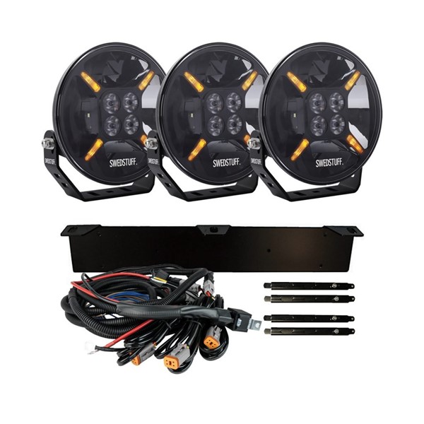 SWEDSTUFF Komplett Kit 3x Ldl-01 Extraljus 9 - P1362649 - 1362649