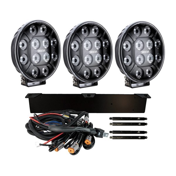 SWEDSTUFF Komplett Kit 3x Ldl-04 Extraljus 9 - P1362653 - 1362653