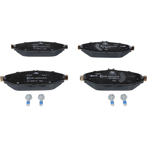ATE Bromsbeläggsats, Framaxel Ate ceramic - P1369900 - mercedes-benz - OE 000 420 93 00, 008 420 28 20, 008 420 38 20