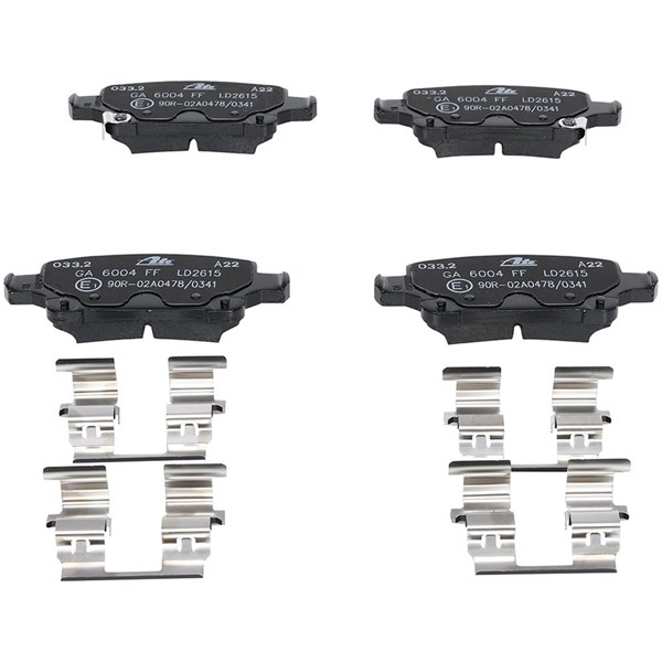 ATE Bromsbeläggsats, Bakaxel Ate ceramic - P1369902 - chevrolet, opel, vauxhall - OE 13517515, 39037199