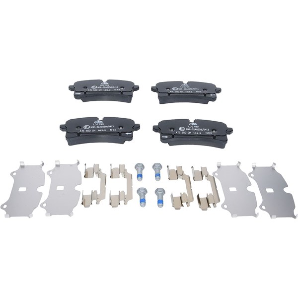 ATE Bromsbeläggsats, Bakaxel Ate ceramic - P1369909 - porsche macan - OE 95B 698 451 A, 95B 698 451