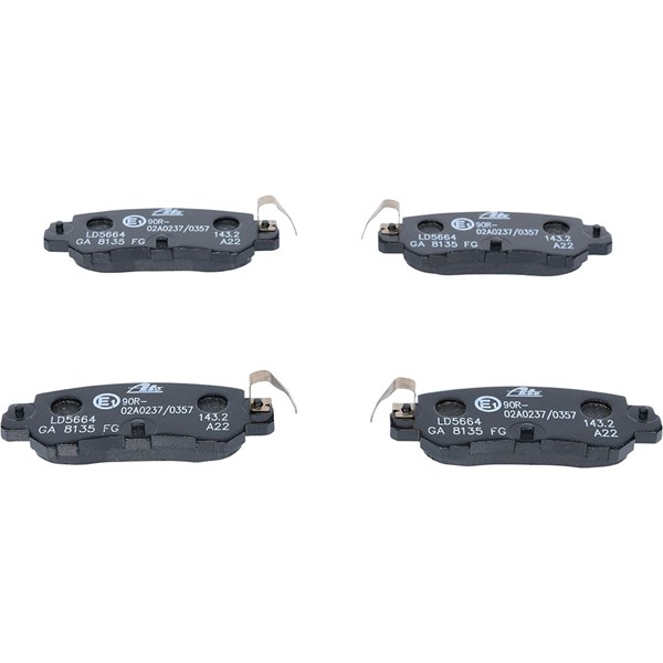 ATE Bromsbeläggsats, Bakaxel Ate ceramic - P1369918 - mazda cx-3, cx-5, cx-5 van - OE DAY3-26-48ZA, K0Y1-26-48Z