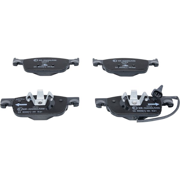 ATE Bromsbeläggsats, Framaxel Ate ceramic - P1369924 - audi - OE 8W0 698 151 AF, 8W0 698 151 AG, 8W0 698 151 K