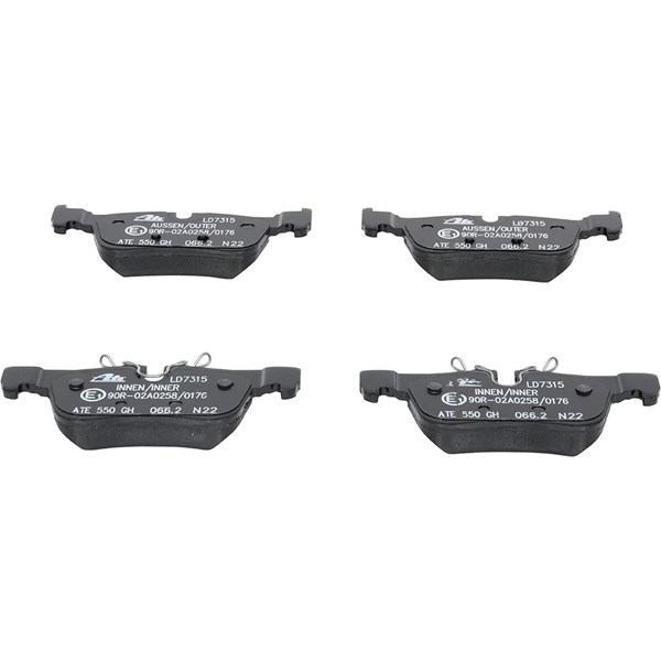 ATE Bromsbeläggsats, Bakaxel, Framaxel Ate ceramic - P1369925 - bmw, mini - OE 34 20 6 885 547, 34 21 6 859 917
