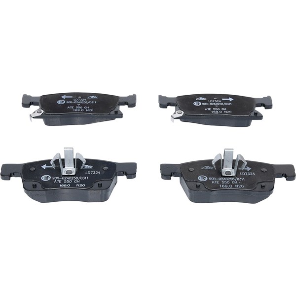 ATE Bromsbeläggsats, Framaxel Ate ceramic - P1369928 - opel, vauxhall - OE 13478301
