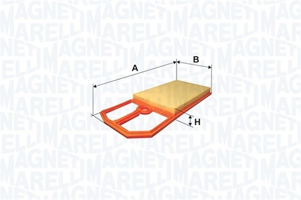 MAGNETI MARELLI Luftfilter - P1376224 - opel insignia b country tourer, insignia b grand sport, insignia b sports tourer - OE 23430312