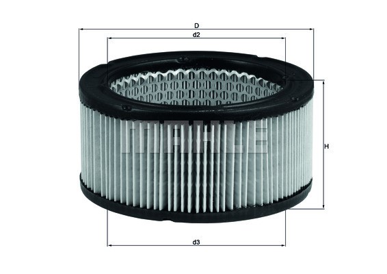 KNECHT Luftfilter - P1379350 - ford, porsche, saab - OE 0405968, 0405969, 0425447