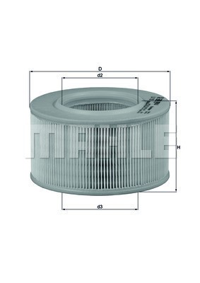 KNECHT Luftfilter - P1379607 - austin, saab, vw - OE 0192585, 025129620, 025129620A
